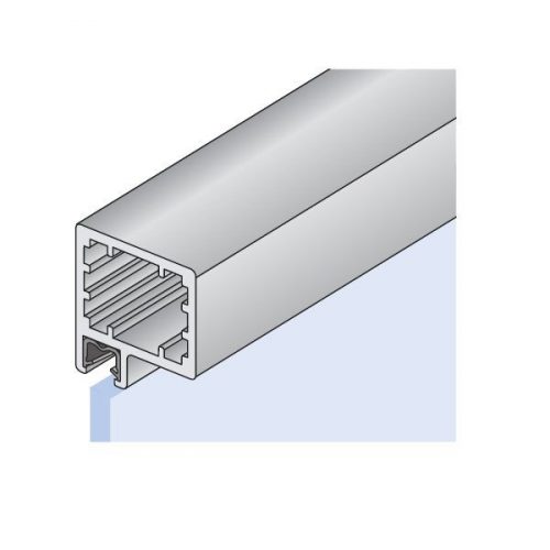 I keretprofil alukeretes ajtóhoz SZÁLCSISZOLT ALU színben