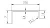 UK8N_BSN-3m Csavarozható fogantyú profil 3m